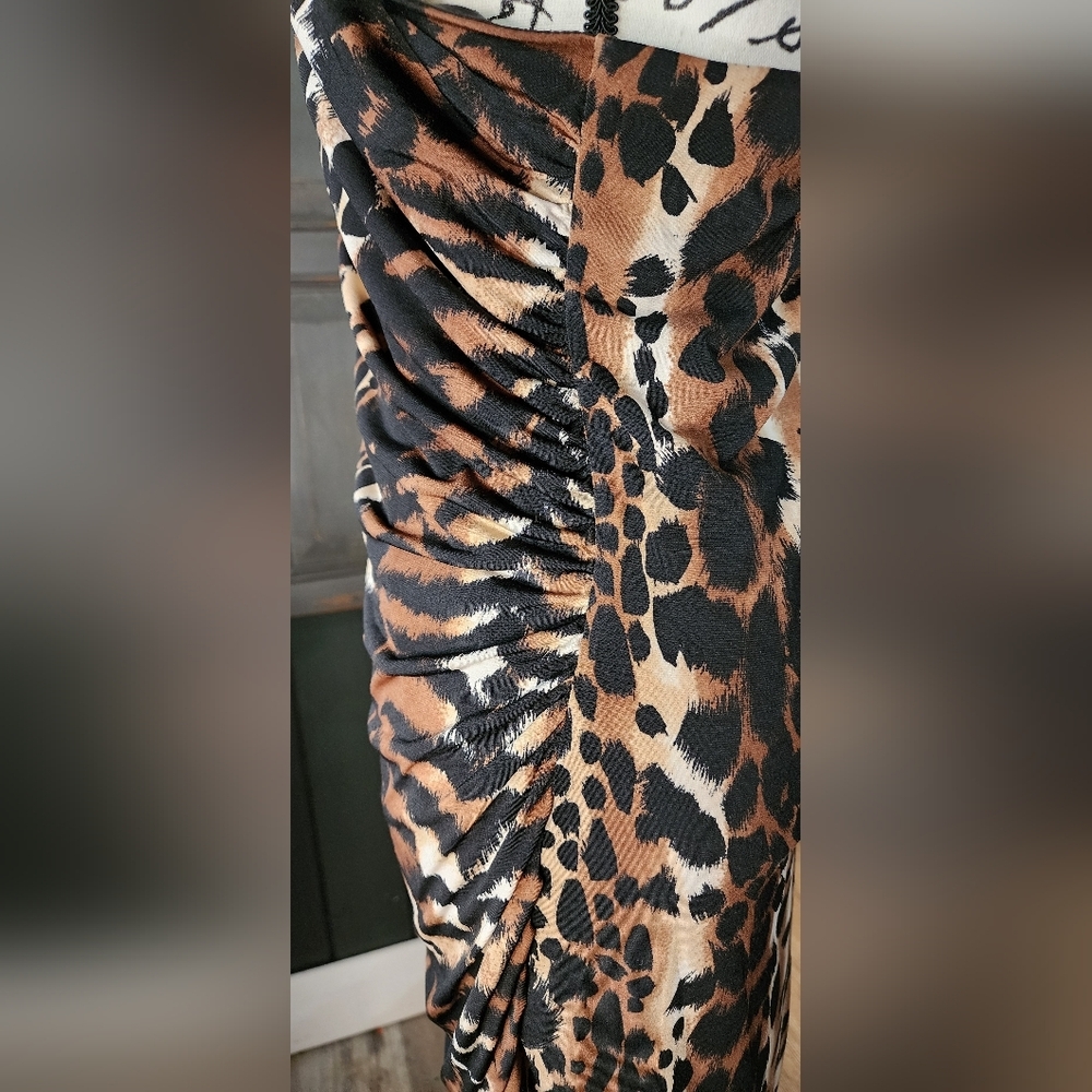 Enfocus Studio Leopard Print Dress - Picture 4 of 6